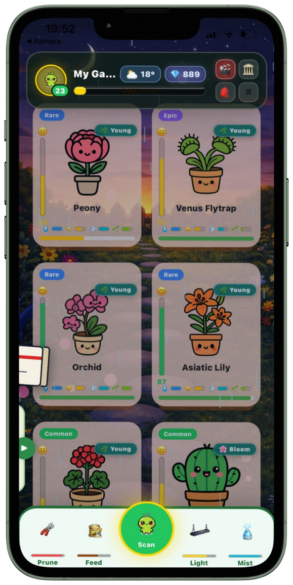 Chloris plant collection